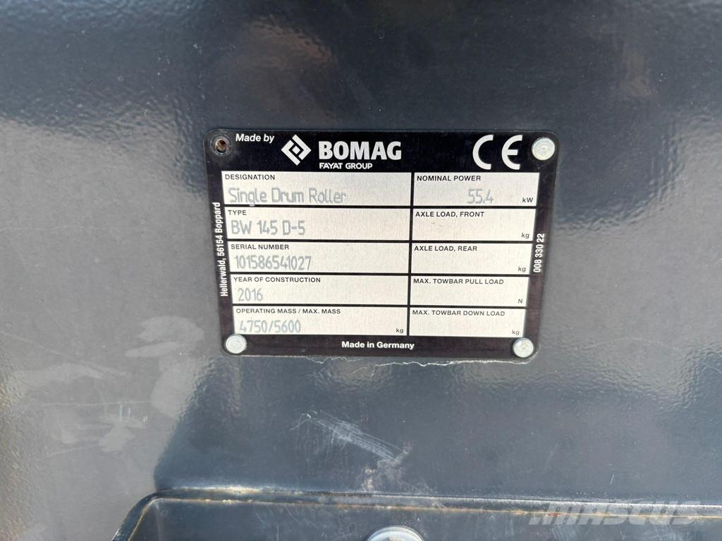 Bomag BW 145 DH 3 Walce jednobębnowe