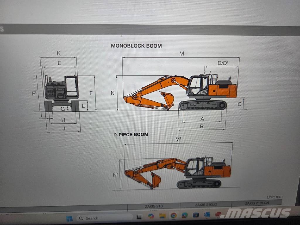 Hitachi ZX 210 LC-6, 2020, 5.500h, Quick coupler+new bucke Roomikekskavaatorid