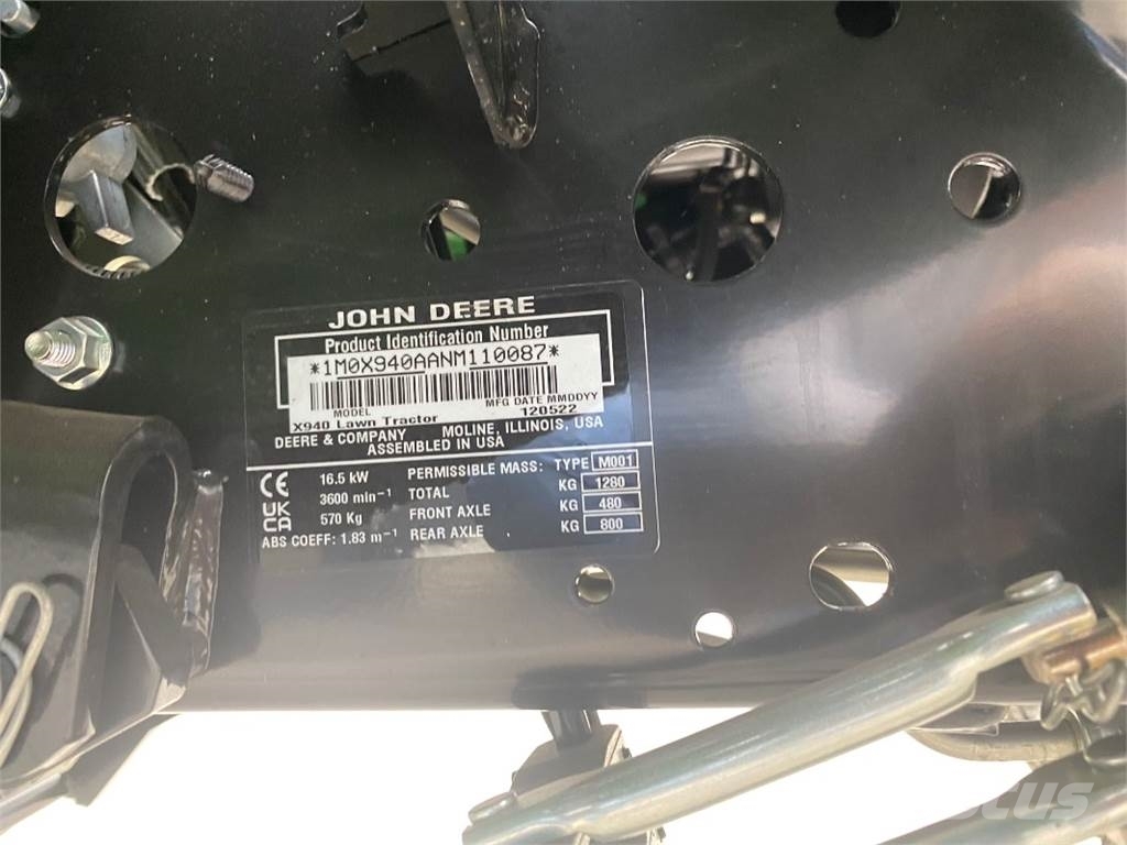 John Deere X940 Mowers