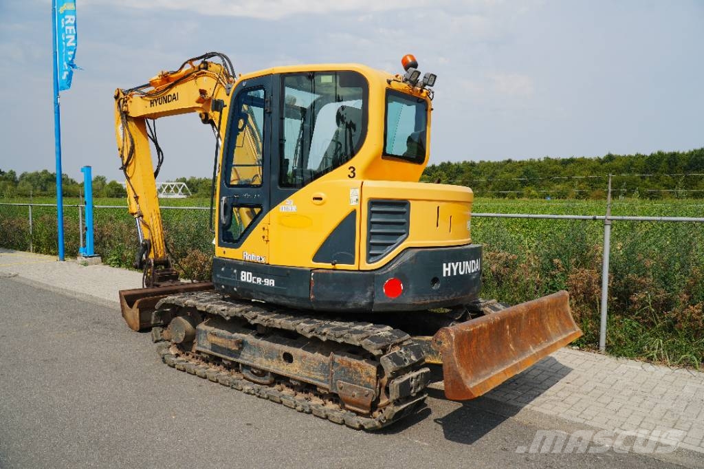 Hyundai R80CR-9A | 2015 | 4 Buckets + Sorting Grab Midi bagri 7t – 12t