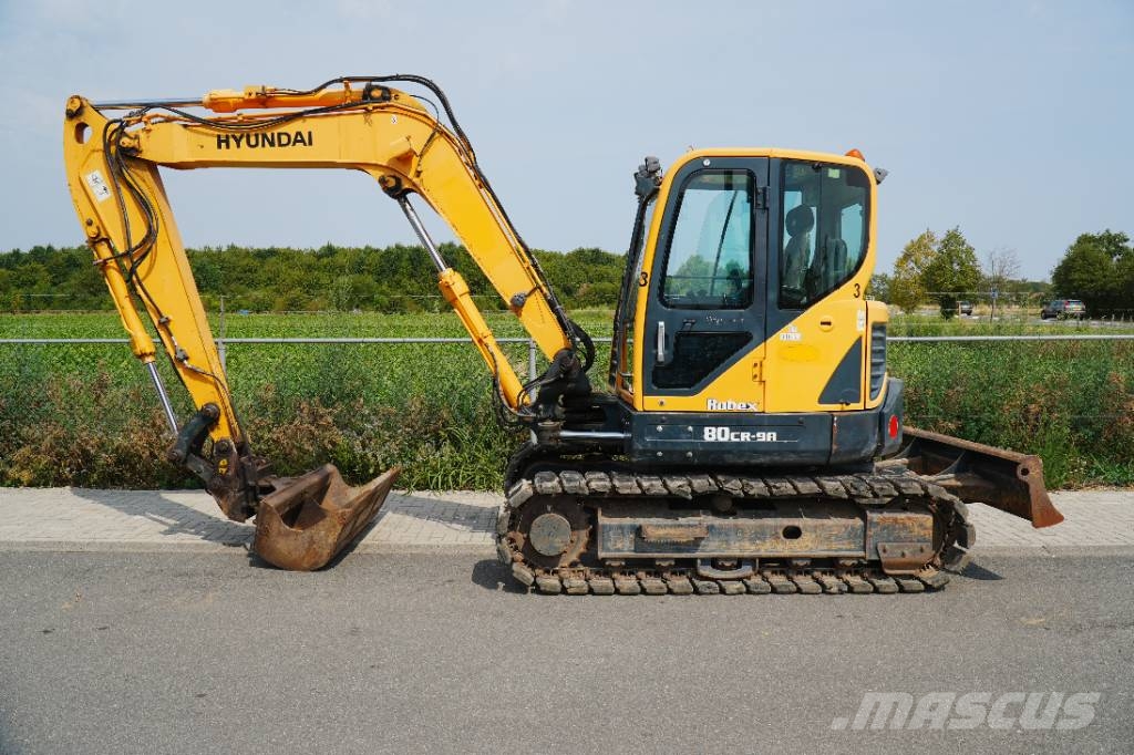 Hyundai R80CR-9A | 2015 | 4 Buckets + Sorting Grab Midi bagri 7t – 12t
