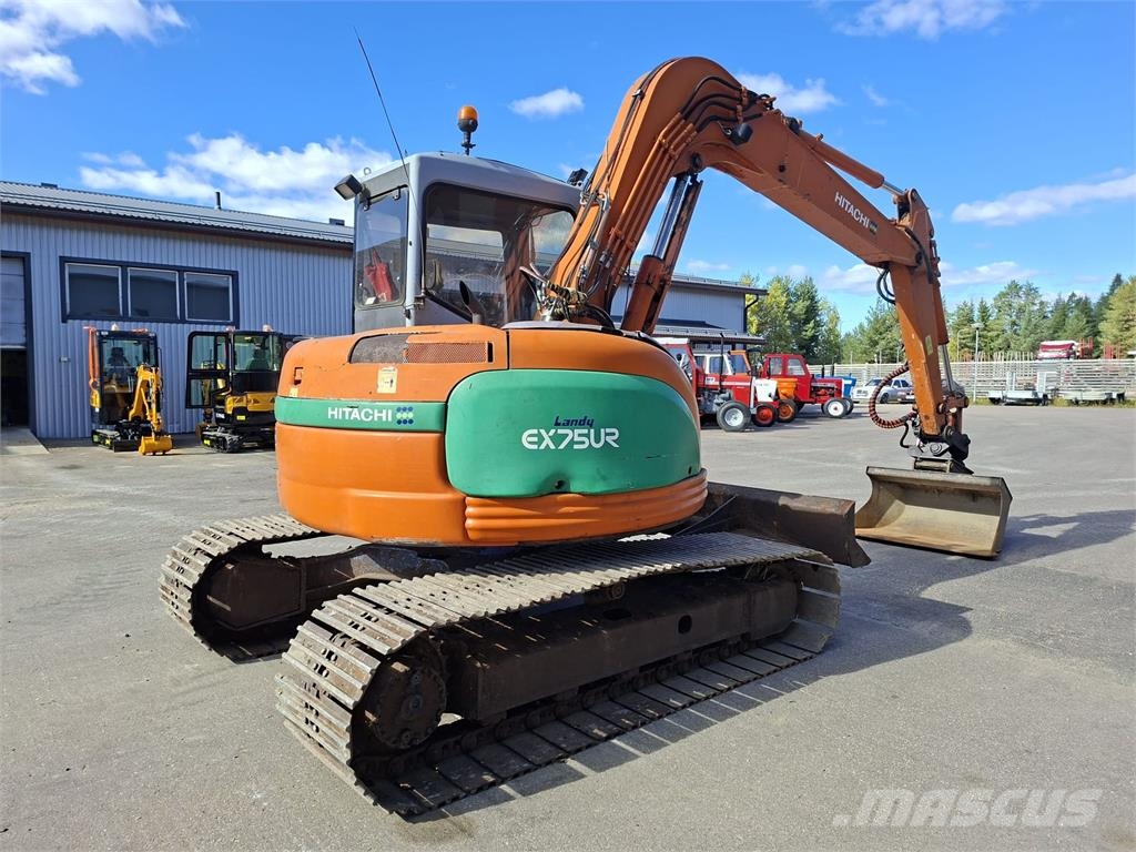 Hitachi EX75UR-3 KALLISTAJA, 600MM TELAT حفارات وسط 7 طن - 12 طن