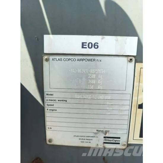 Atlas Copco XAHS 347 Воздушные компрессоры