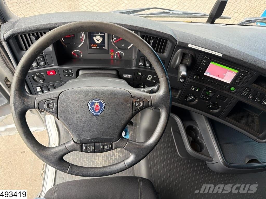 Scania R 580 6x4, EURO 6, Retarder, Standairco Camiones con chasís y cabina