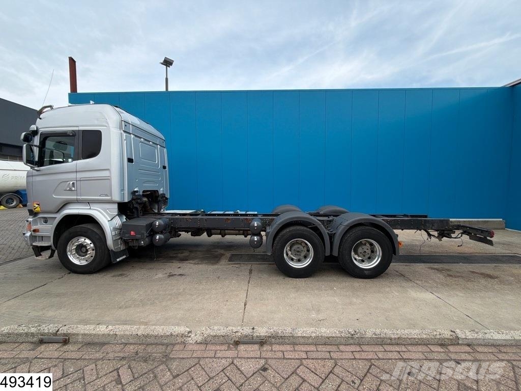 Scania R 580 6x4, EURO 6, Retarder, Standairco Camiones con chasís y cabina