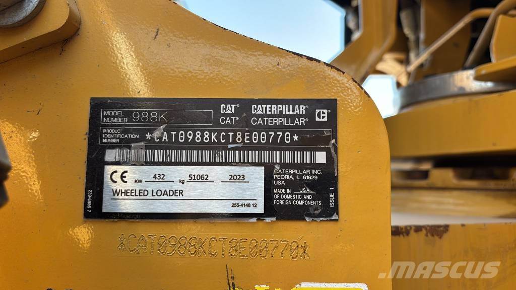 CAT 988 K (CE/EPA - Block handler) Naudoti ratiniai krautuvai