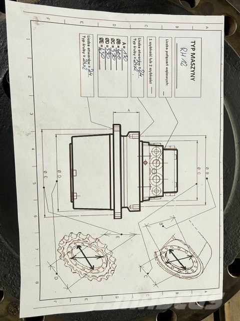 O&K RH12/RH12,5 FINAL DRIVE Μετάδοση κίνησης