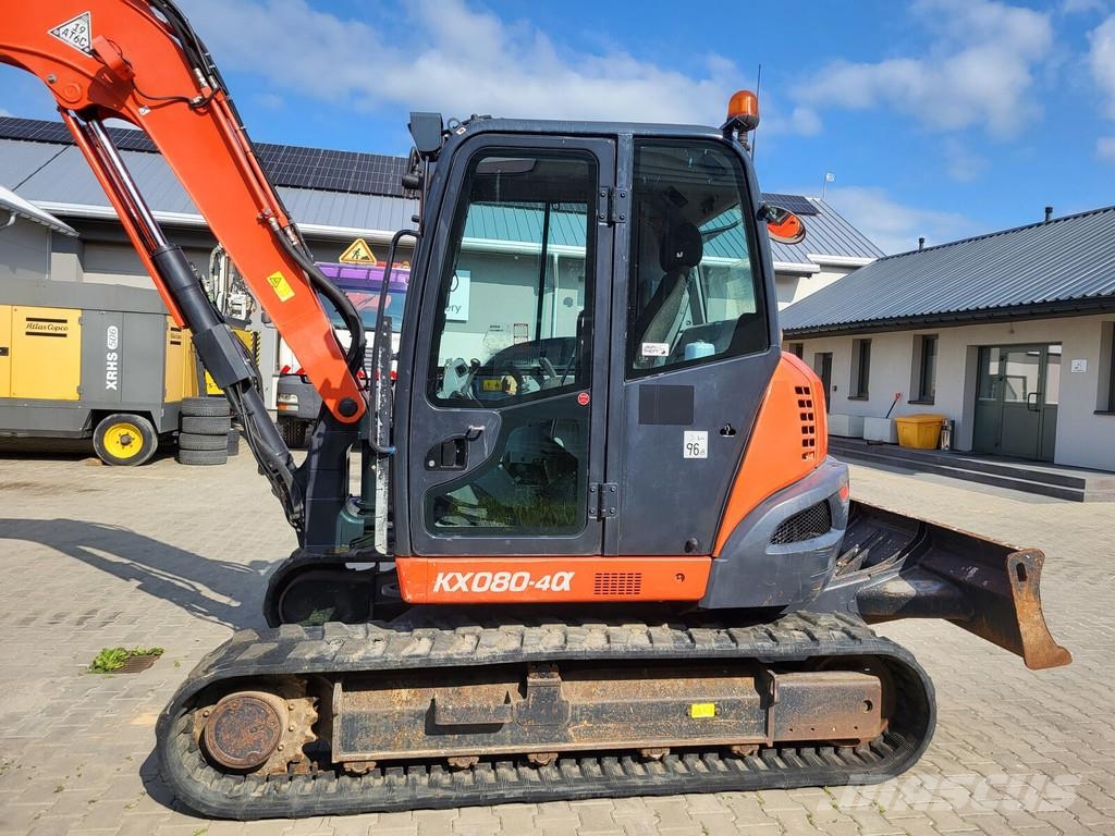 Kubota KX080-40 Mini ekskavatörler, 7 tona dek