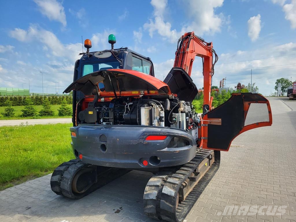 Kubota KX080-40 Mini ekskavatörler, 7 tona dek