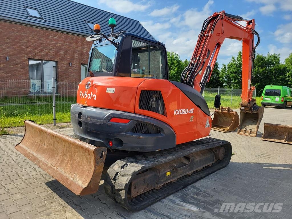 Kubota KX080-40 Mini ekskavatörler, 7 tona dek