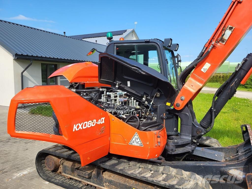 Kubota KX080-40 Mini ekskavatörler, 7 tona dek