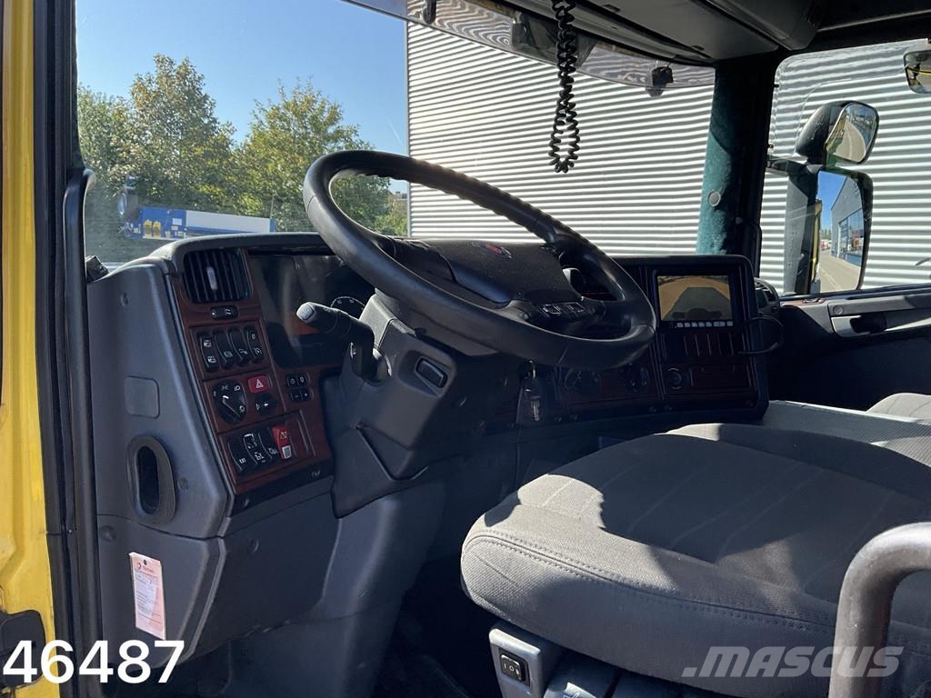 Scania P 400 8x4 Retarder HMF 16 Tonmeter Z-kraan Kipper