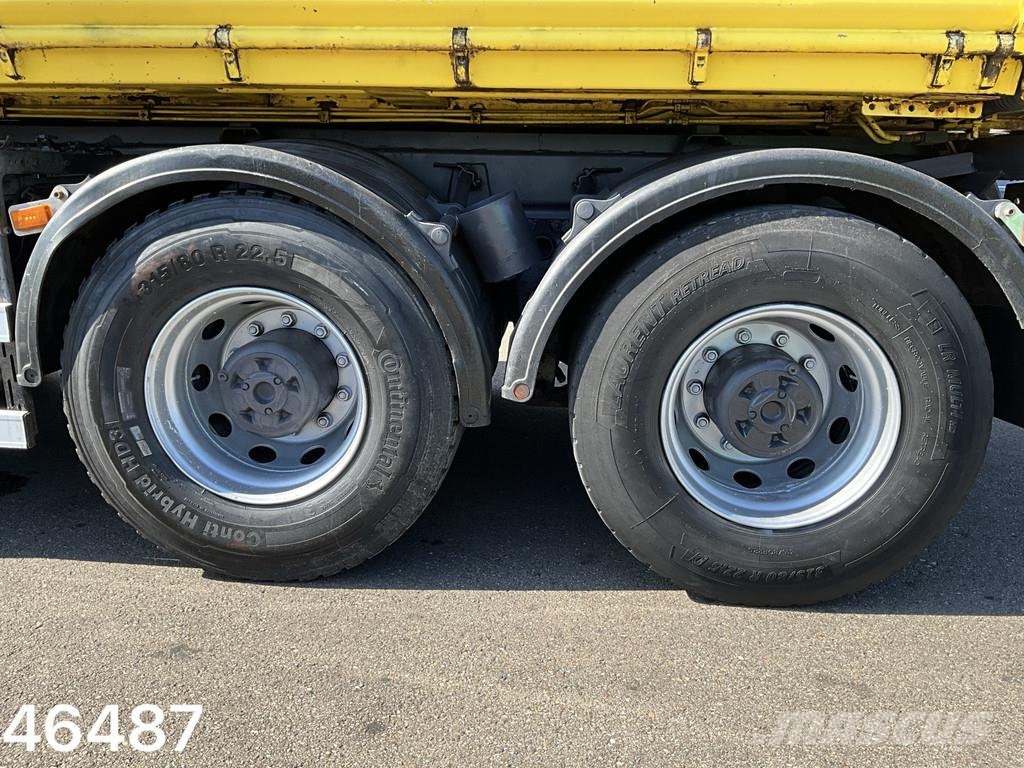 Scania P 400 8x4 Retarder HMF 16 Tonmeter Z-kraan Kipper