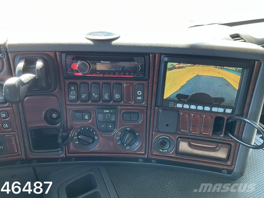 Scania P 400 8x4 Retarder HMF 16 Tonmeter Z-kraan Kipper