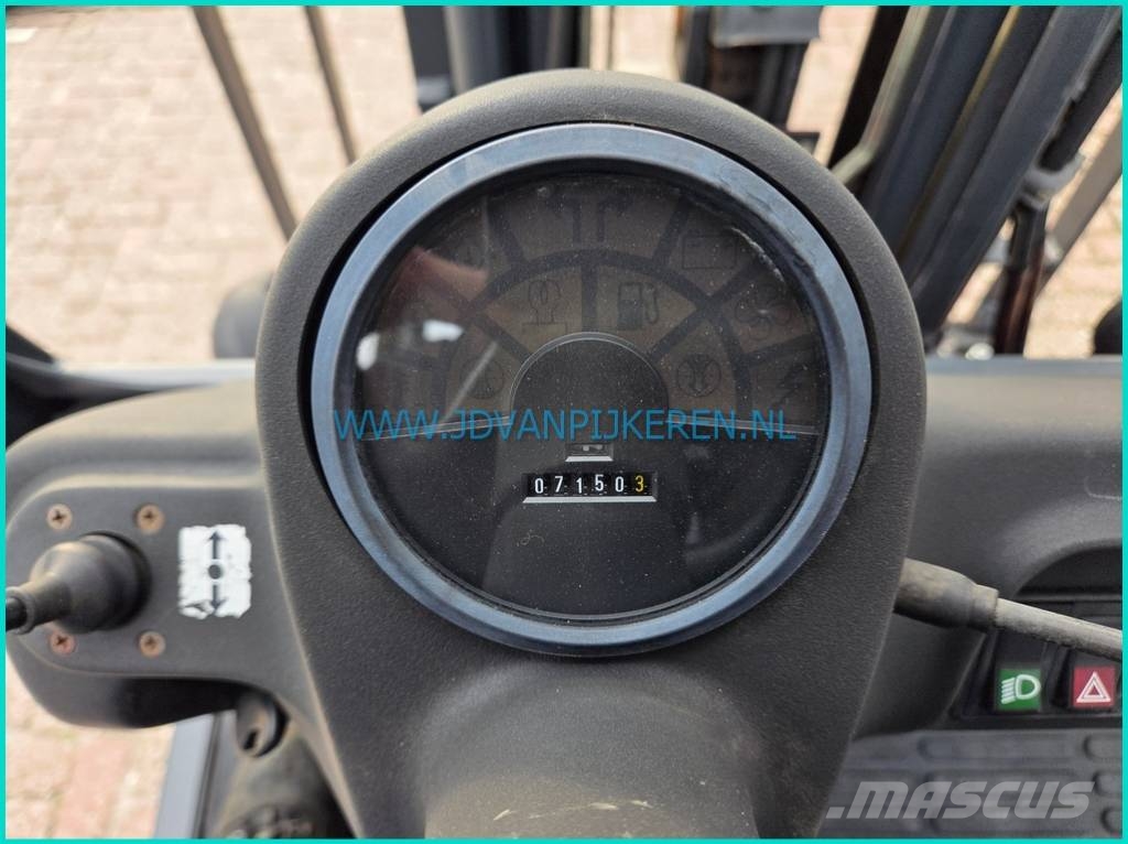 Linde H25T-03 7150uur triplex4.25+sideshift+2.03m high LPG 지게차