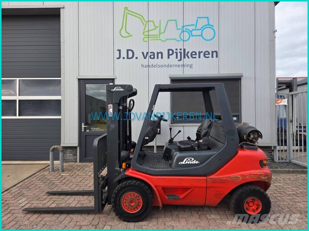 Linde H25T-03 7150uur triplex4.25+sideshift+2.03m high LPG 지게차