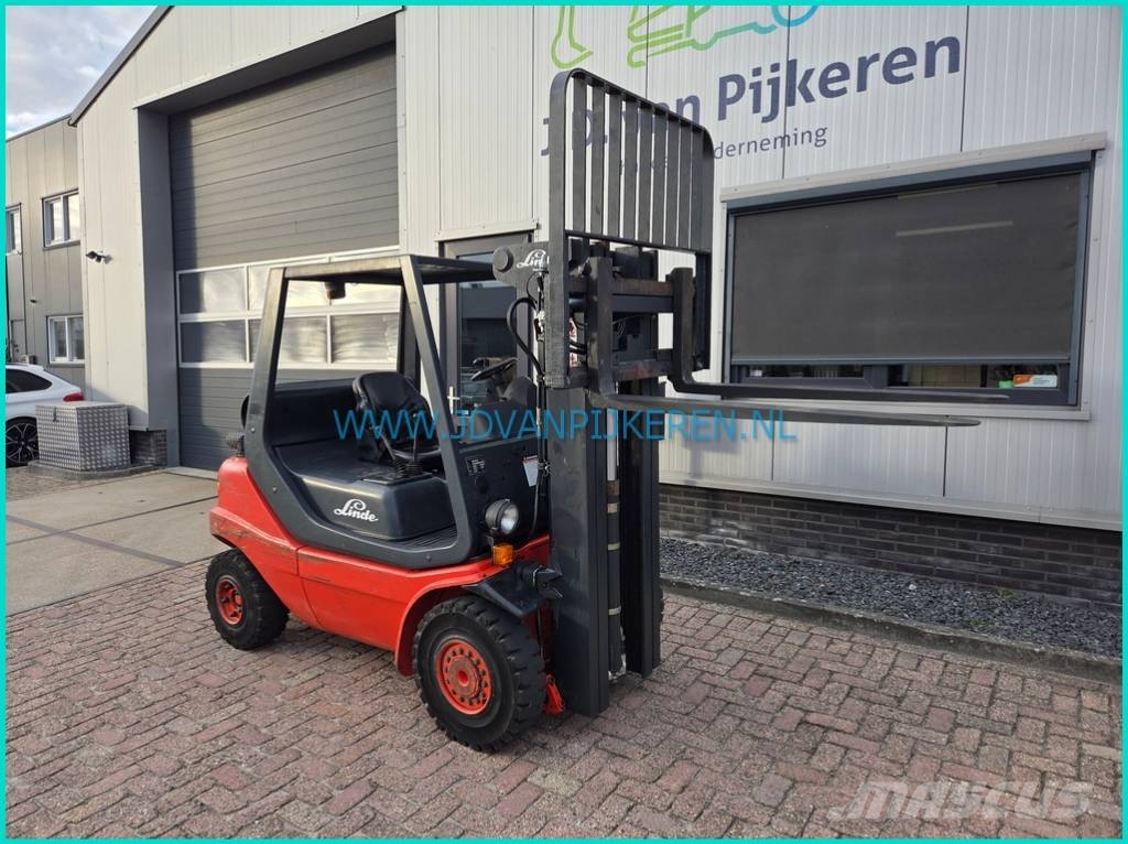 Linde H25T-03 7150uur triplex4.25+sideshift+2.03m high LPG 지게차