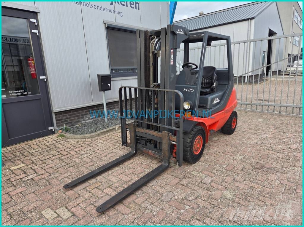 Linde H25T-03 7150uur triplex4.25+sideshift+2.03m high LPG 지게차