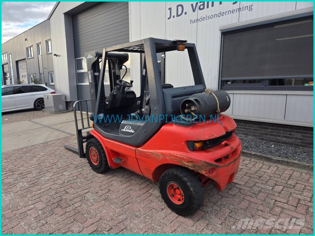 Linde H25T-03 7150uur triplex4.25+sideshift+2.03m high LPG 지게차