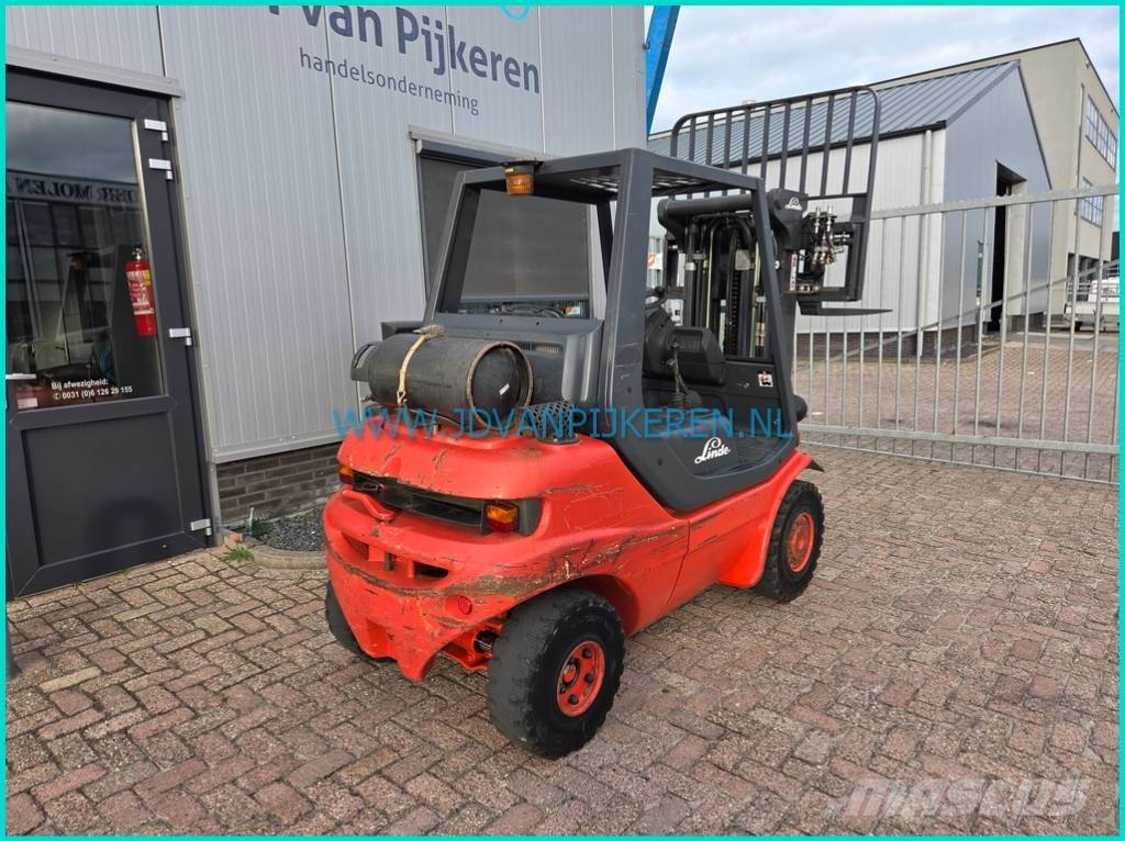 Linde H25T-03 7150uur triplex4.25+sideshift+2.03m high LPG 지게차