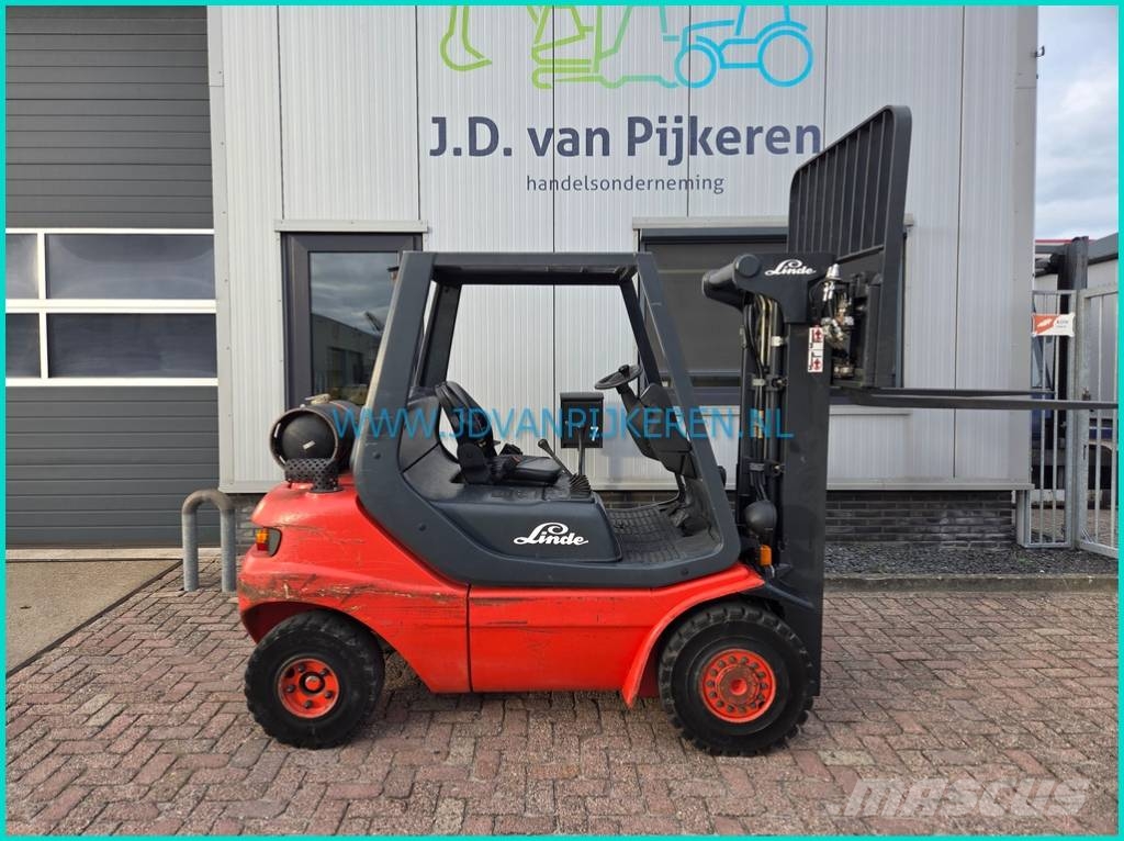 Linde H25T-03 7150uur triplex4.25+sideshift+2.03m high LPG 지게차