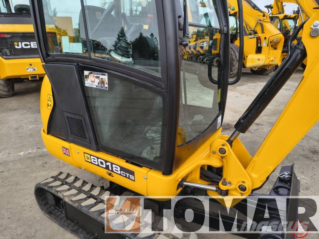 JCB 8018 CTS Mini ekskavatörler, 7 tona dek