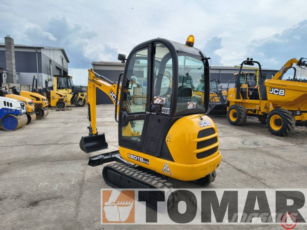 JCB 8018 CTS Mini ekskavatörler, 7 tona dek