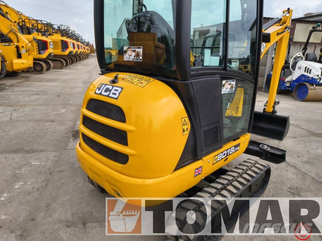 JCB 8018 CTS Mini ekskavatörler, 7 tona dek