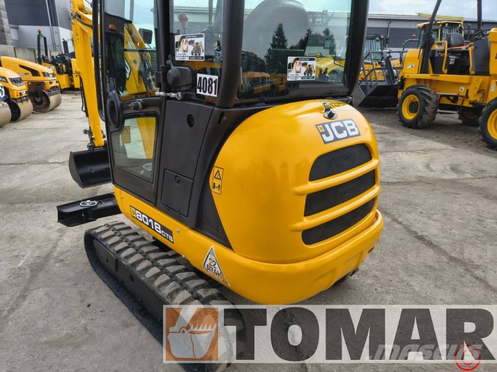 JCB 8018 CTS Mini ekskavatörler, 7 tona dek