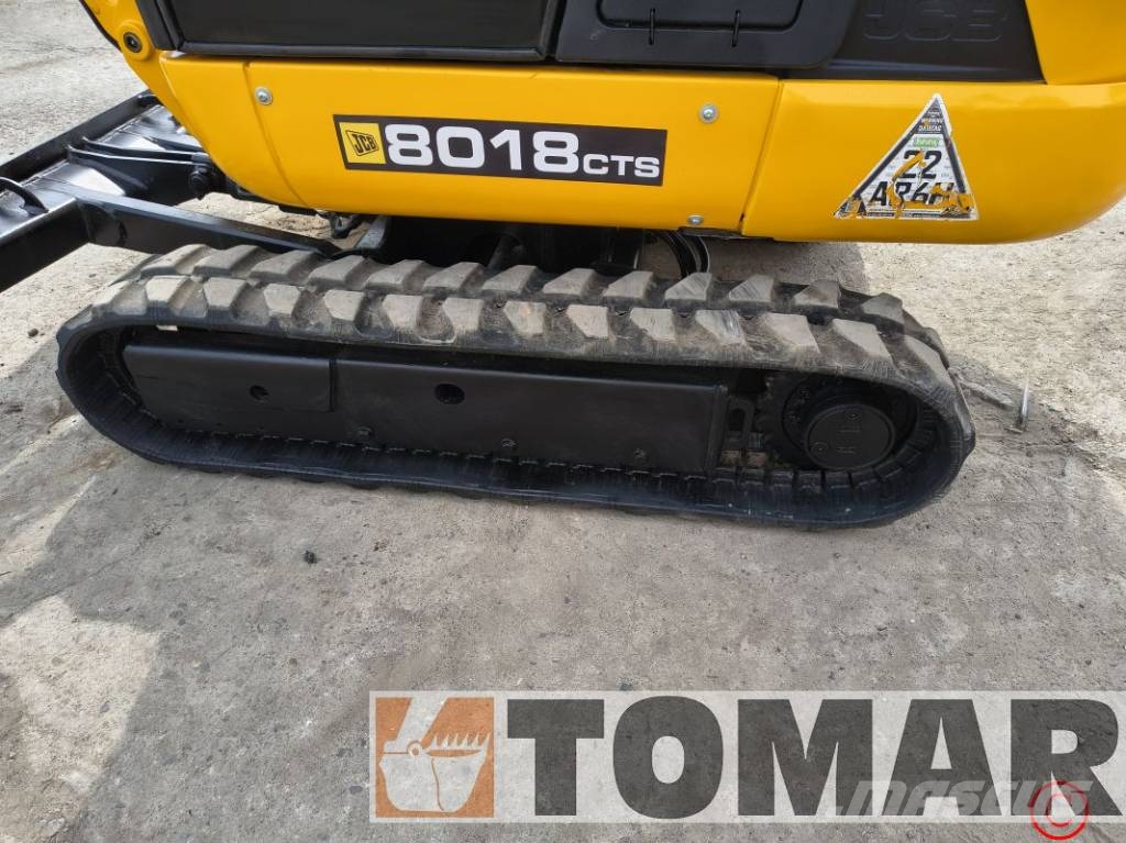 JCB 8018 CTS Mini ekskavatörler, 7 tona dek