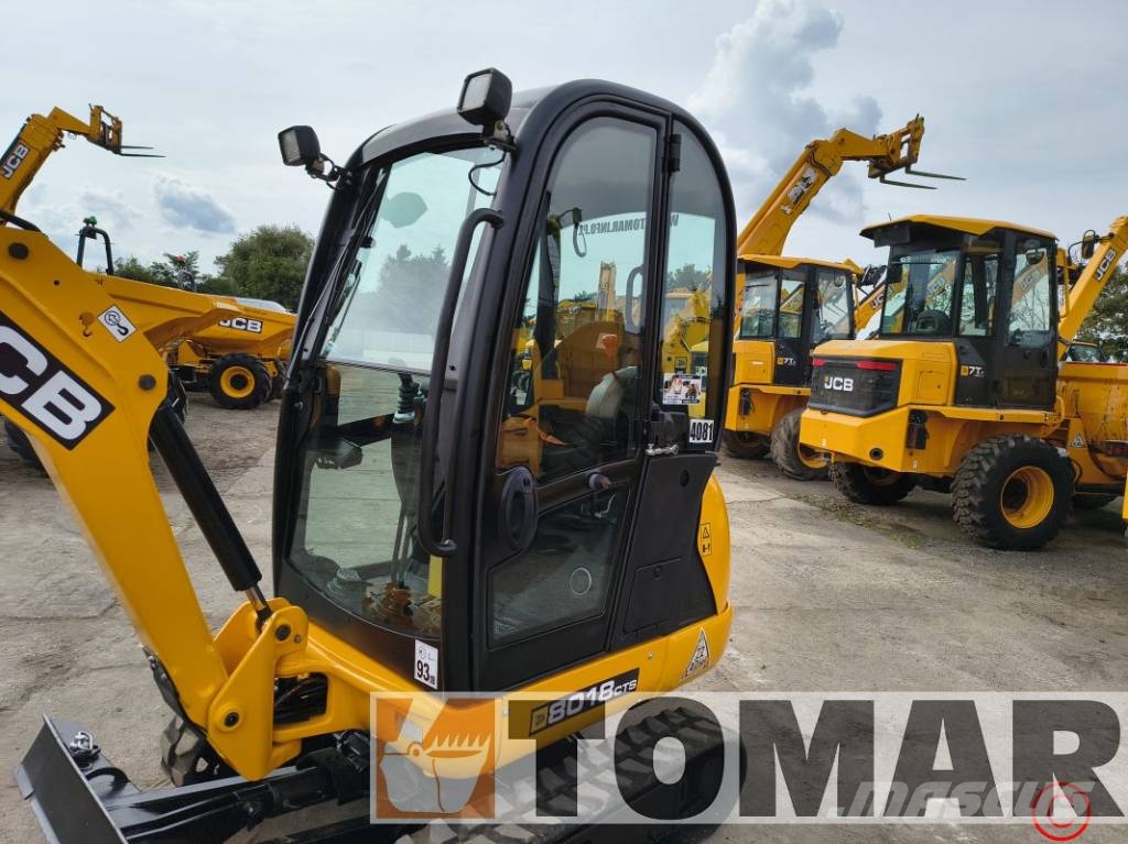 JCB 8018 CTS Mini ekskavatörler, 7 tona dek