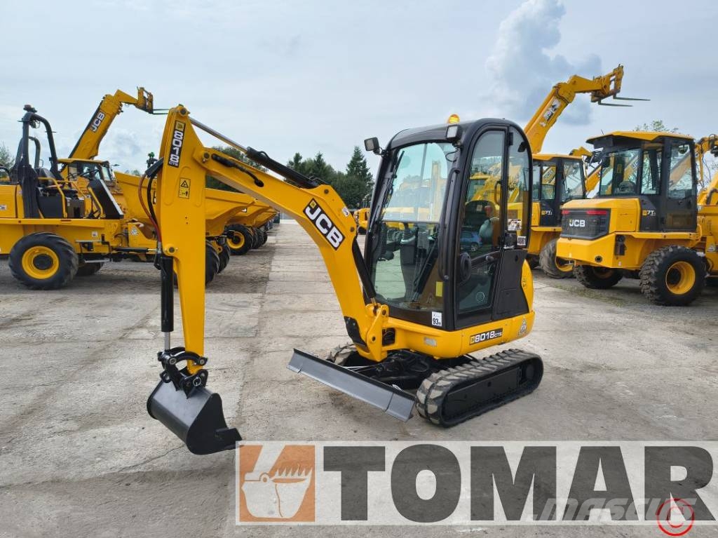 JCB 8018 CTS Mini ekskavatörler, 7 tona dek
