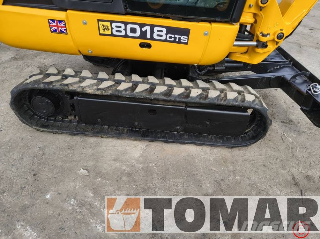 JCB 8018 CTS Mini ekskavatörler, 7 tona dek