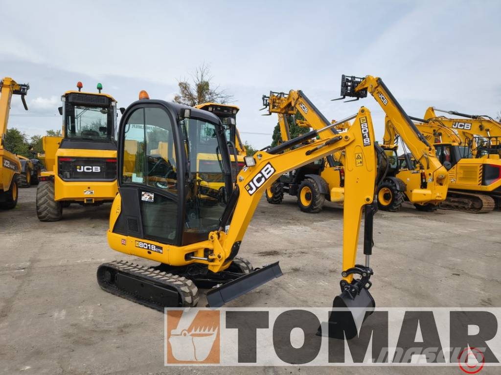 JCB 8018 CTS Mini ekskavatörler, 7 tona dek