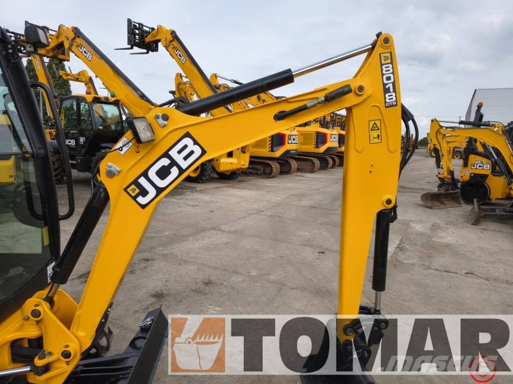 JCB 8018 CTS Mini ekskavatörler, 7 tona dek