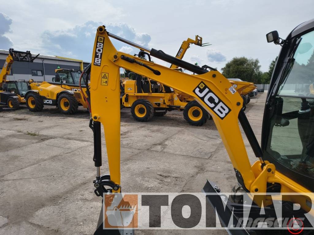 JCB 8018 CTS Mini ekskavatörler, 7 tona dek
