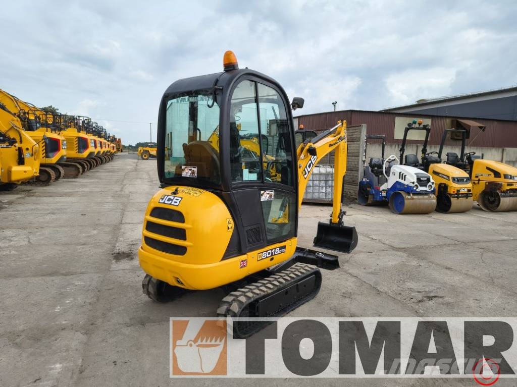 JCB 8018 CTS Mini ekskavatörler, 7 tona dek