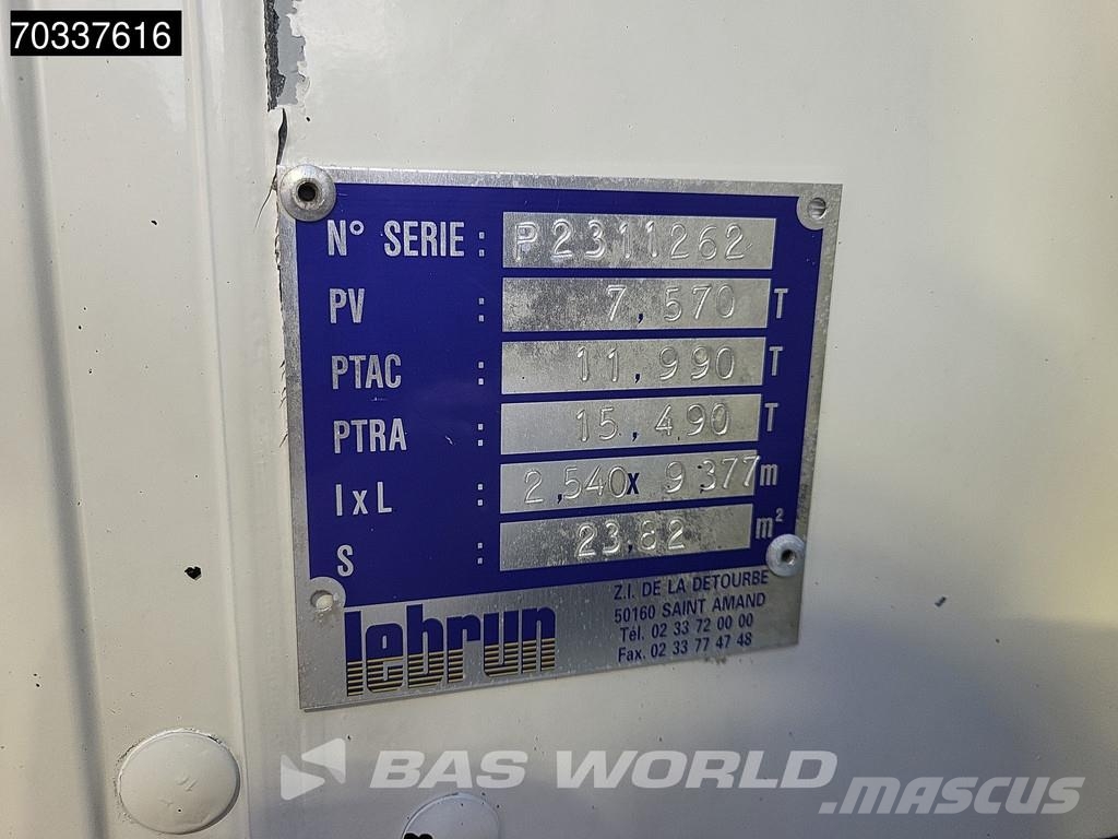 Iveco Eurocargo 120E220 4X2 12t Automatic Tailgate Airco Furgons