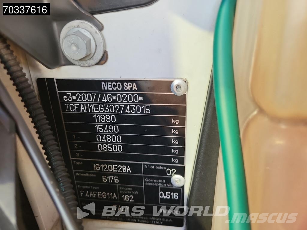 Iveco Eurocargo 120E220 4X2 12t Automatic Tailgate Airco Furgons
