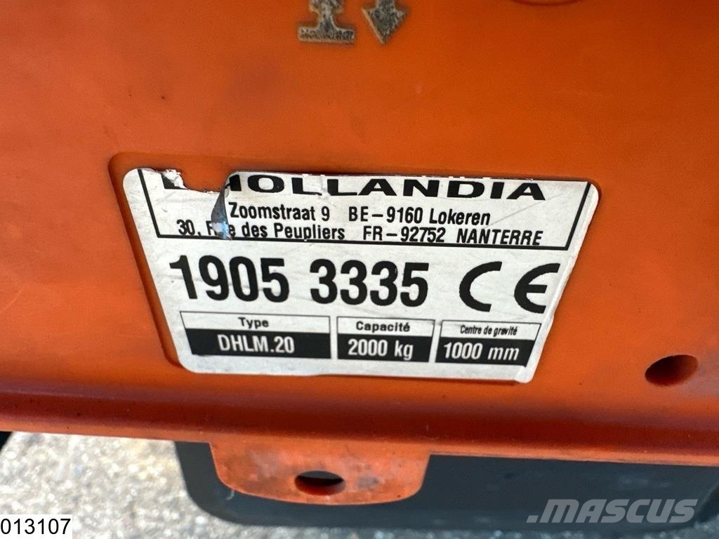 Renault D12 210 EURO 6, Dhollandia Fast kasse