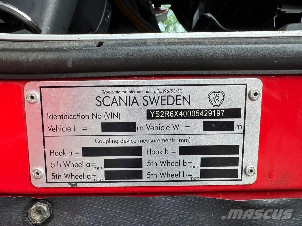 Scania R580 V8 6X4 EPSILON S270L88 2 AXLE HANGER Kranen voor alle terreinen