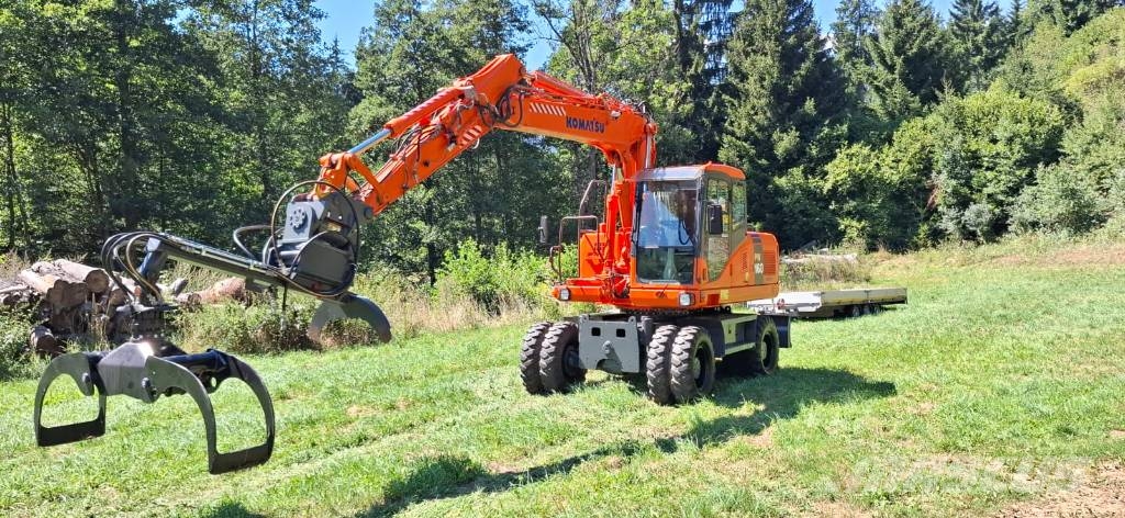 Komatsu PW 160-7 Wielgraafmachines