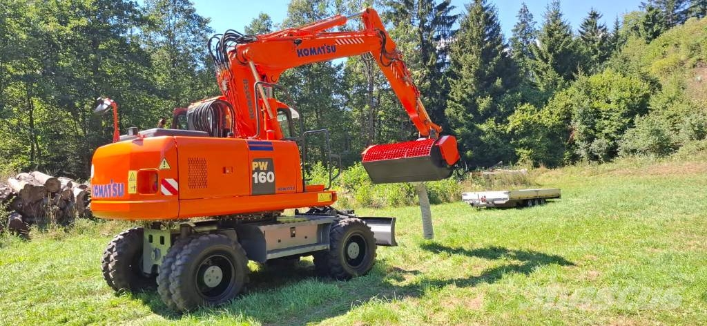 Komatsu PW 160-7 Wielgraafmachines