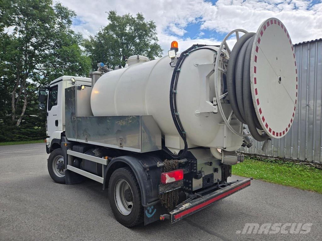 MAN TGM 13.290 4X4BL NM - MSL 7.1m³/05m³ شاحنات مزدوجة / خلخلة