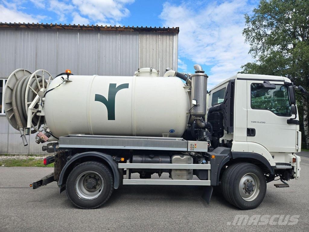 MAN TGM 13.290 4X4BL NM - MSL 7.1m³/05m³ شاحنات مزدوجة / خلخلة