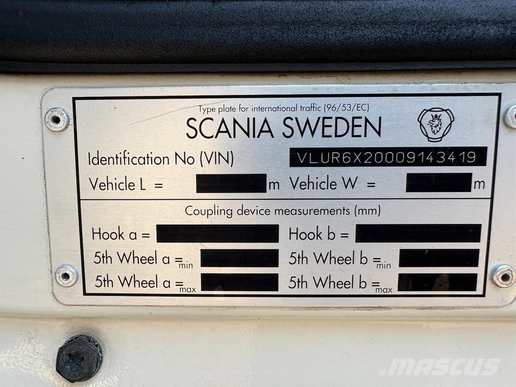 Scania R 480 6X2 + 3 PEDALS + STEERING AXLE + EURO 5 + AL Trasportatore per veicoli