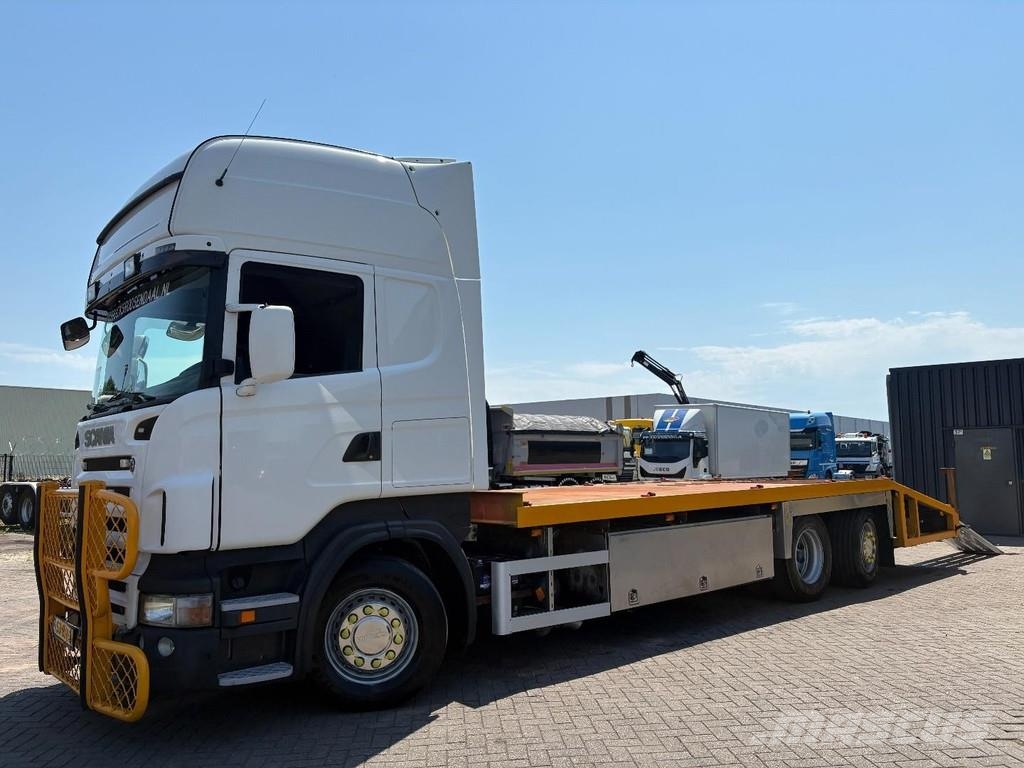 Scania R 480 6X2 + 3 PEDALS + STEERING AXLE + EURO 5 + AL Trasportatore per veicoli