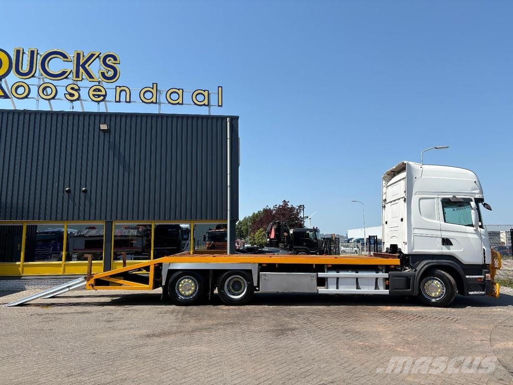 Scania R 480 6X2 + 3 PEDALS + STEERING AXLE + EURO 5 + AL Trasportatore per veicoli