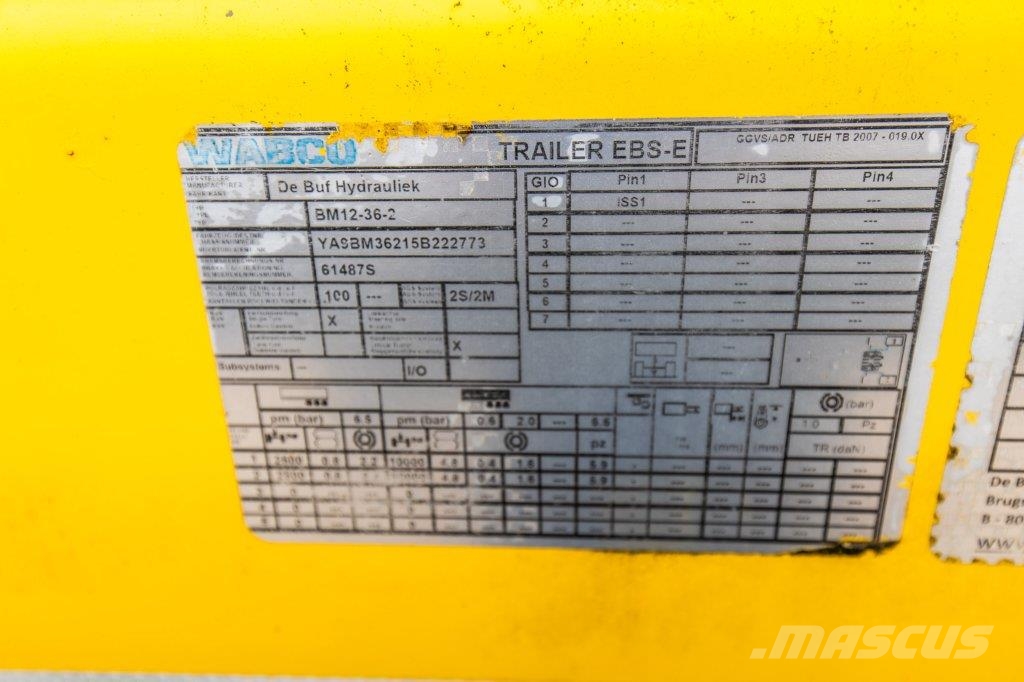 De Buf BETON MIXER/MALAXEUR/MISCHER 12M3 Outros semi-reboques