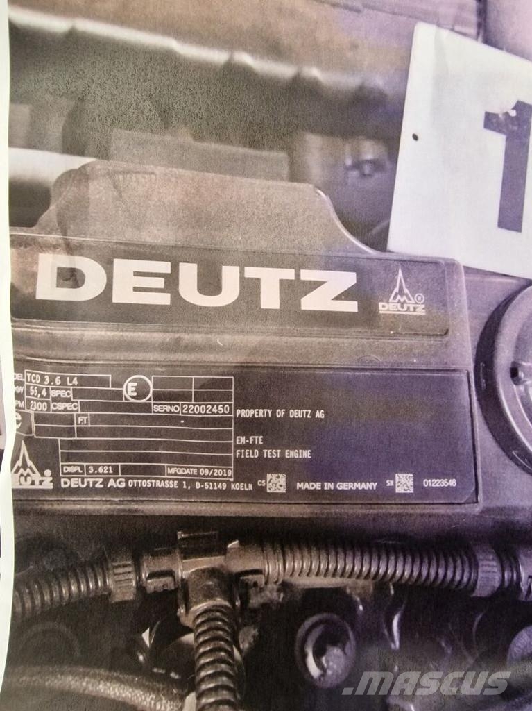 Deutz TCD 3.6 L4 with SCR unit Mootorid